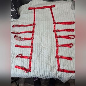 Red Full Leg Garter